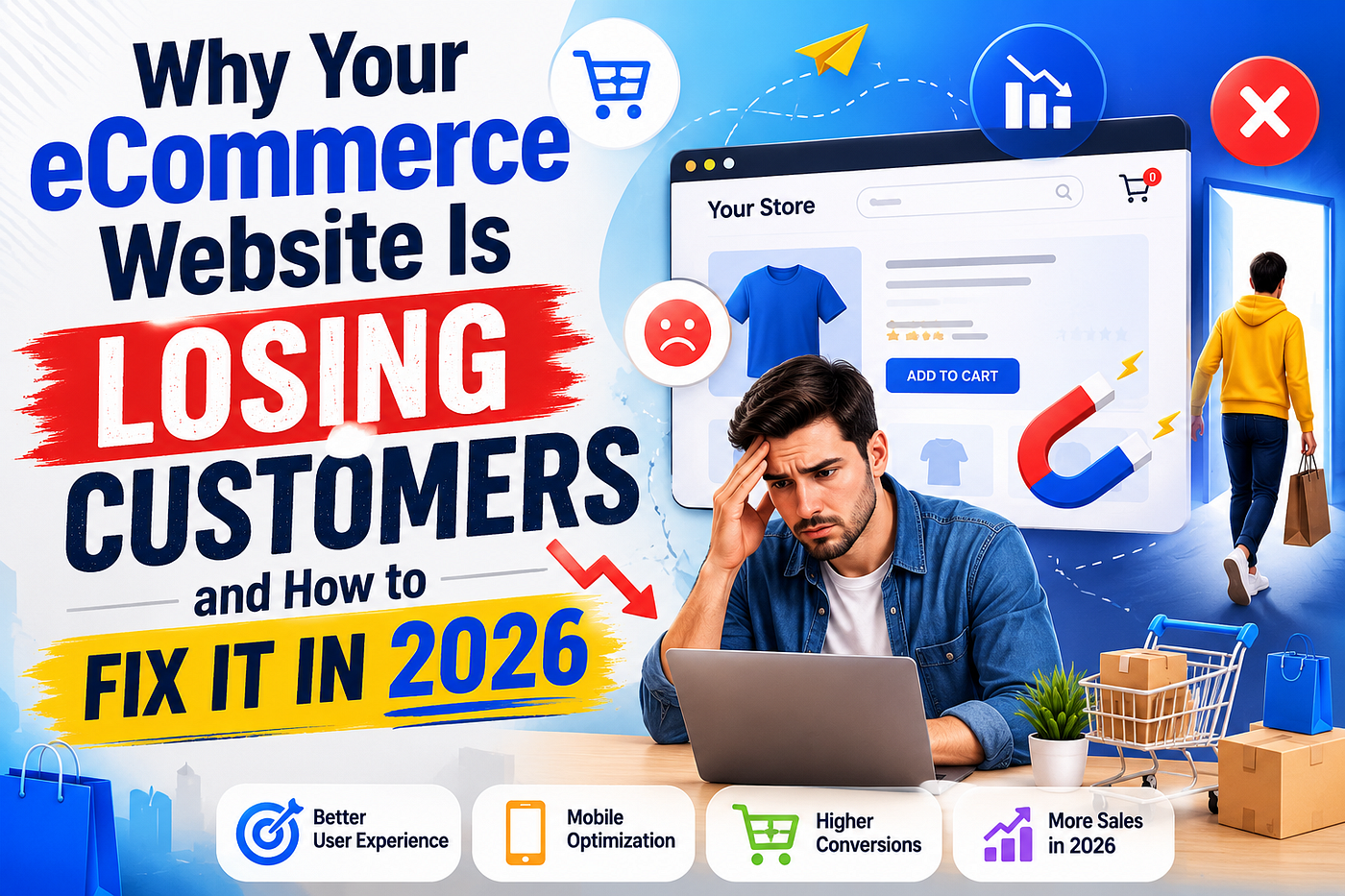 Why Your eCommerce Website Is Losing Customers and How to Fix It in 2026