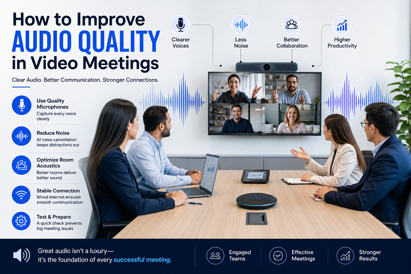 How to Improve Audio Quality in Video Meetings for Better Business Communication