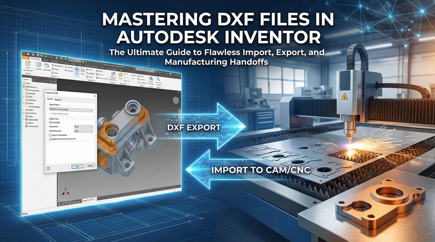 Mastering DXF Files in Autodesk Inventor: Your Ultimate Guide to Flawless Import, Export, and…