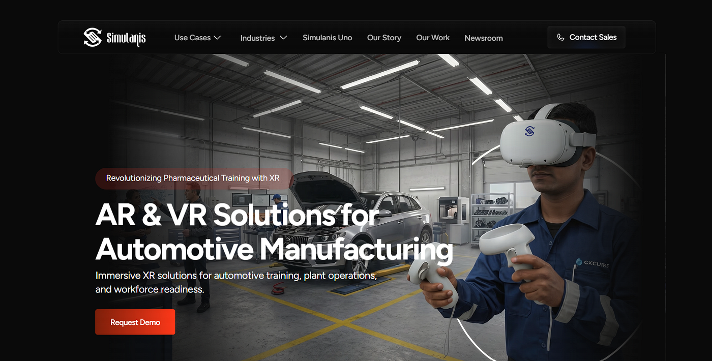 AR/VR Solutions for Automotive Manufacturing — Simulanis