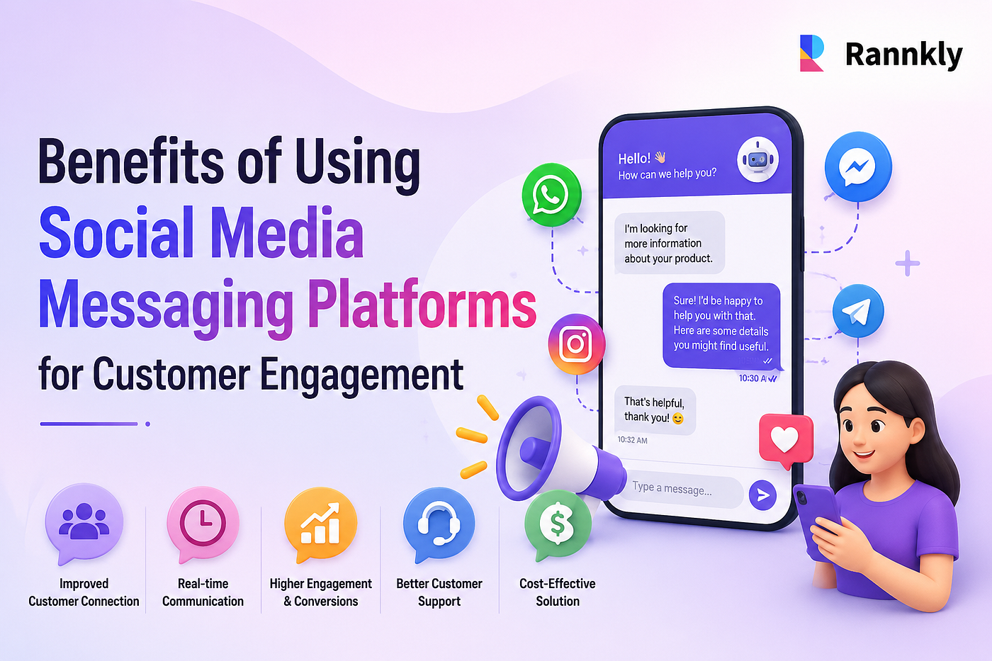 Benefits of Using Social Media Messaging Platforms for Customer Engagement