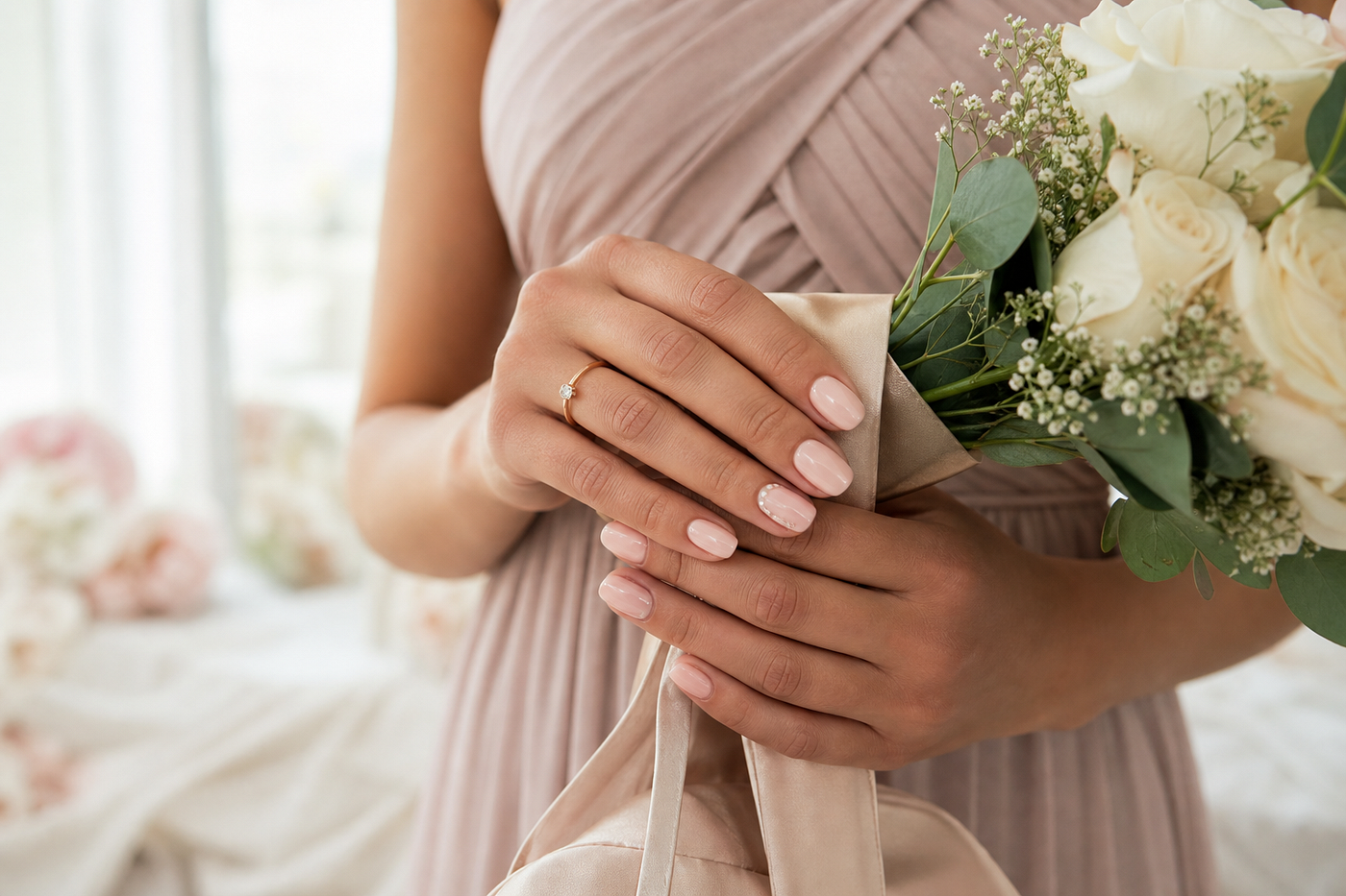 Press-On Nails for Bridesmaids: Wedding-Ready Styles for Photos