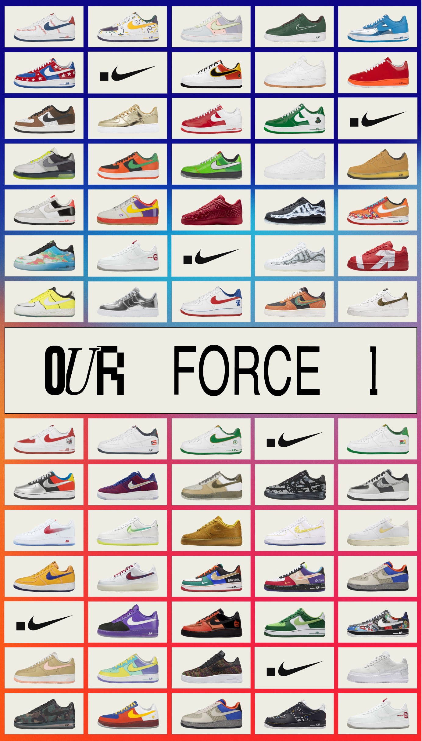 Our Force 1 — Curating A Classic. Forty years of greatness.