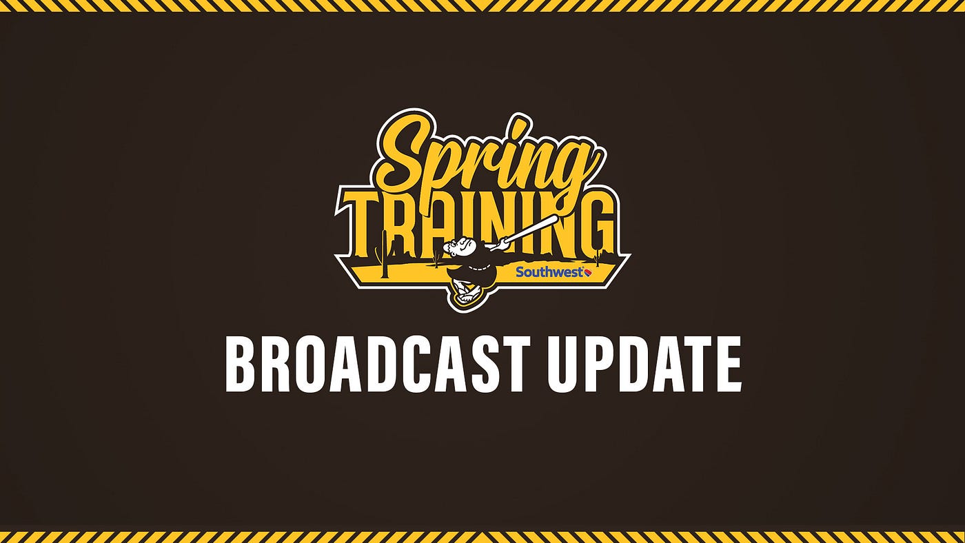 Padres Add Five Video Streams to Spring Training Broadcast Schedule by FriarWire FriarWire
