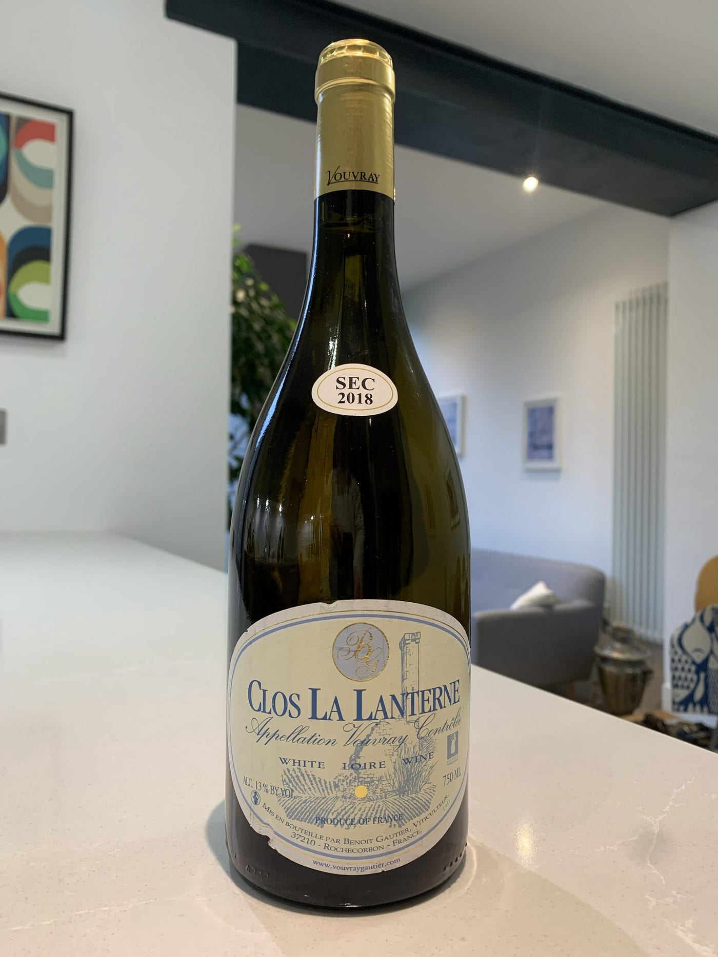 Clos La Lanterne, Vouvray Sec, 2018