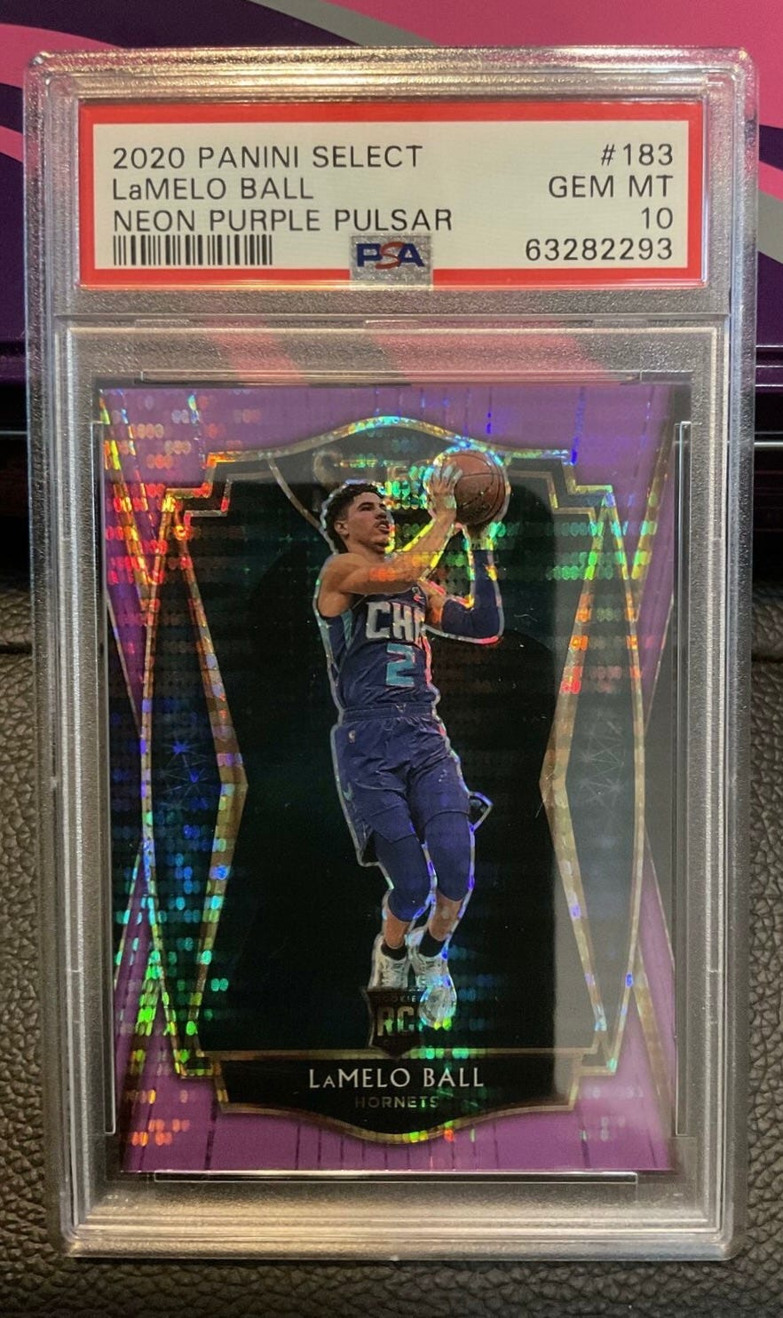 LaMelo Ball 2020-21 SELECT PRIZM GREEN - WHITE - PURPLE