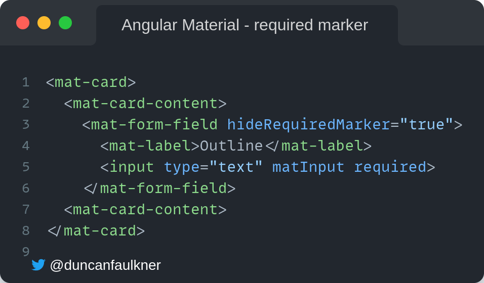 An Introduction to Angular Material Form-Fields | by Duncan Faulkner |  ngconf | Medium