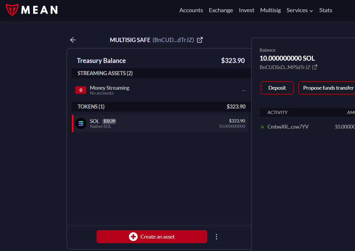 How to set up a multi-sig wallet on Solana in less than 5 minutes using  Mean dApp Protocol/latest | by Moe Iman | Medium | Mean Finance Newsroom