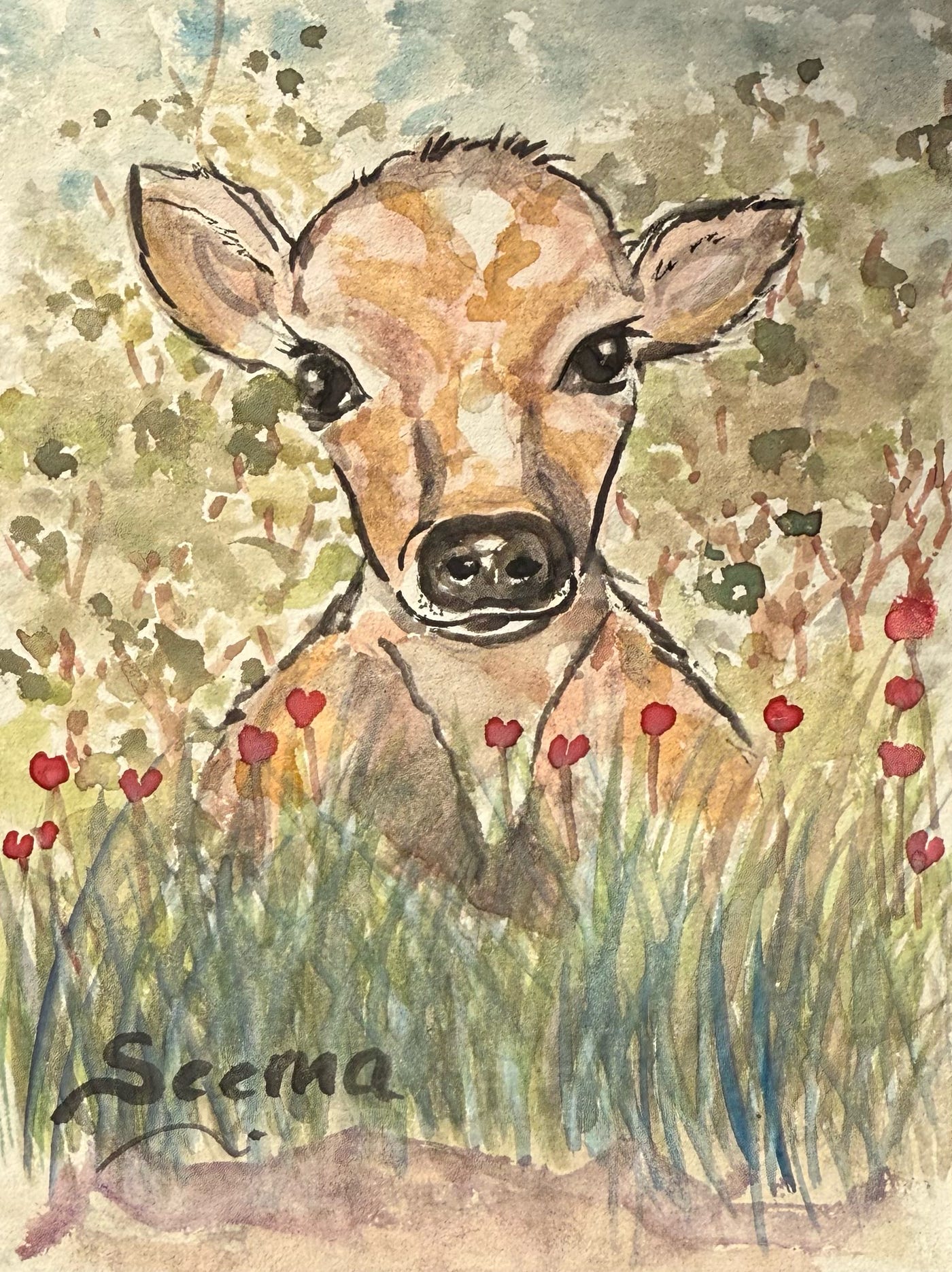 The Cow, Calf, and the Tiger. A story of honesty and kindness | by