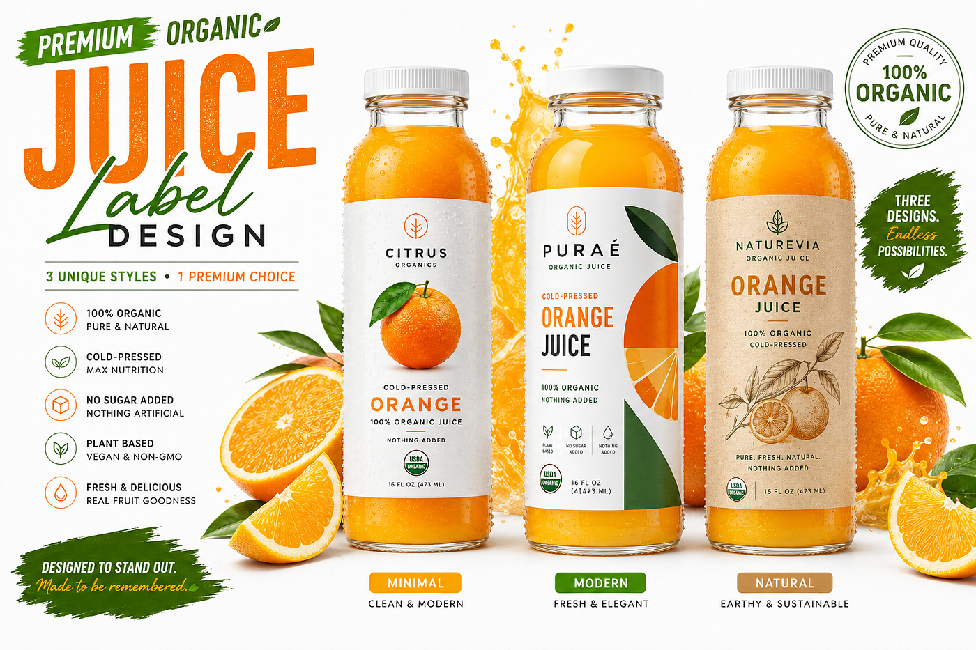 🍊✨ Pure Refreshment, Perfectly Packaged!