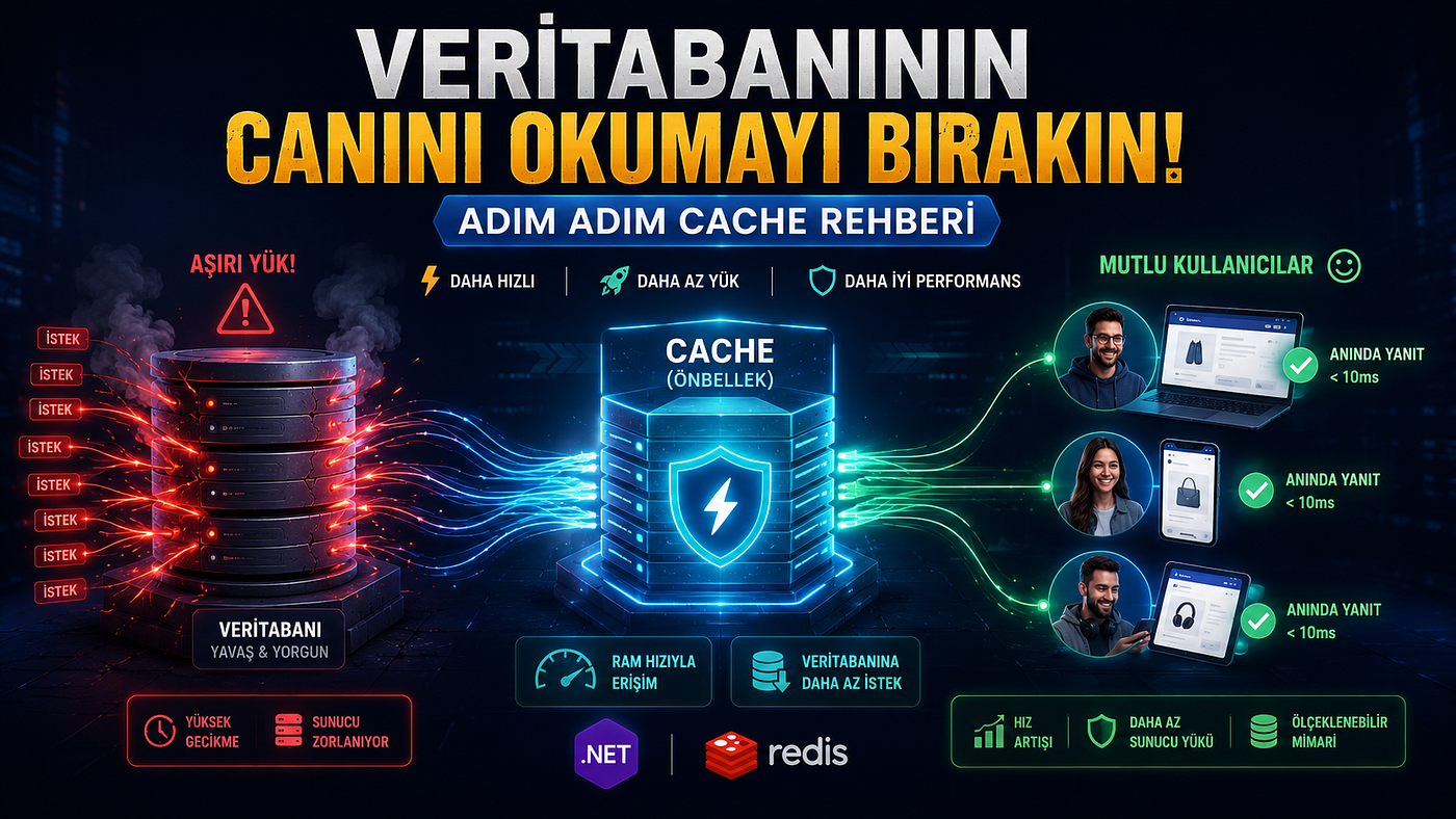 Veritabanının Canını Okumayı Bırakın: Adım Adım Cache Rehberi