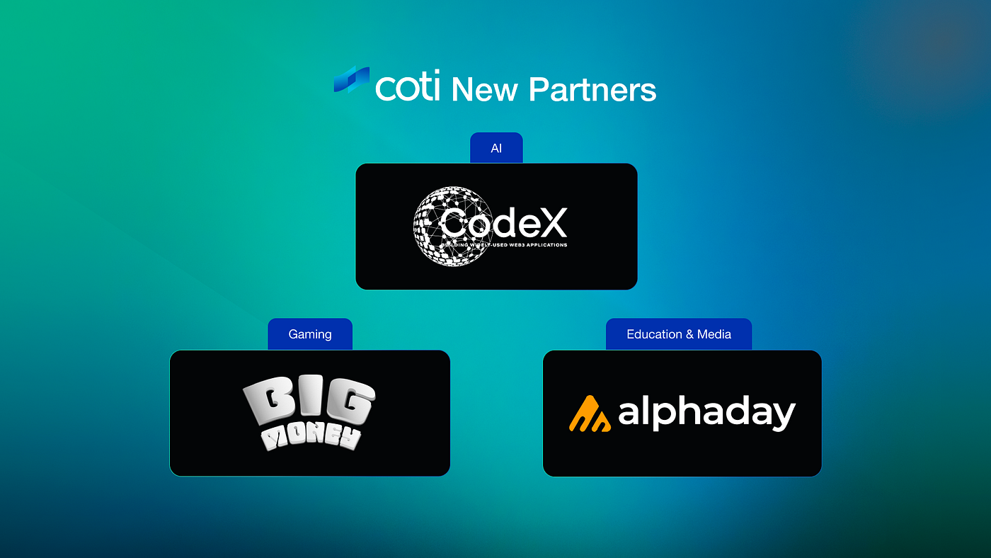 COTI Welcomes New Partnerships For Ecosystem Growth | by COTI | COTI |  Medium