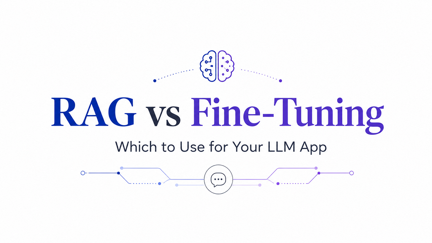 RAG vs Fine-Tuning: How to Choose the Right Approach for Your LLM App