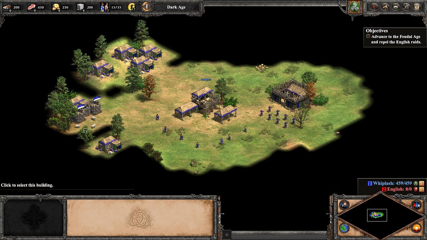 A Capture from Age of Empires II