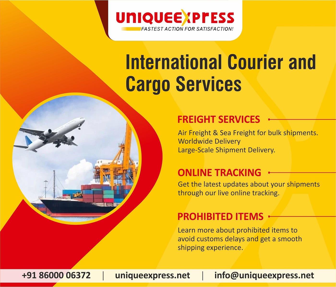 Fast & Secure Christmas Shipping from India by Unique Express