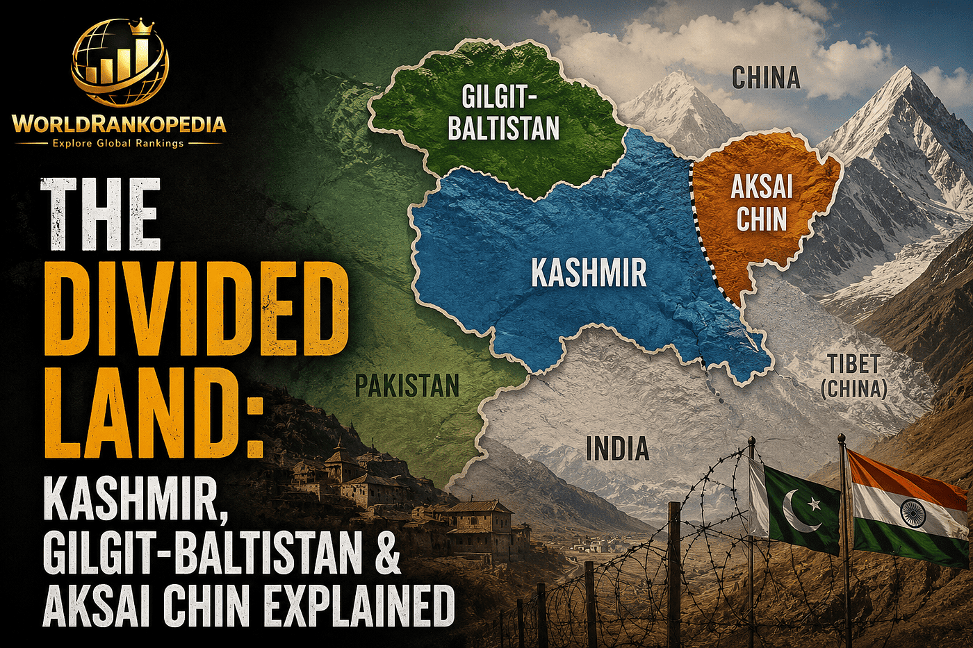 The Divided Land: Kashmir, Gilgit-Baltistan & Aksai Chin Explained