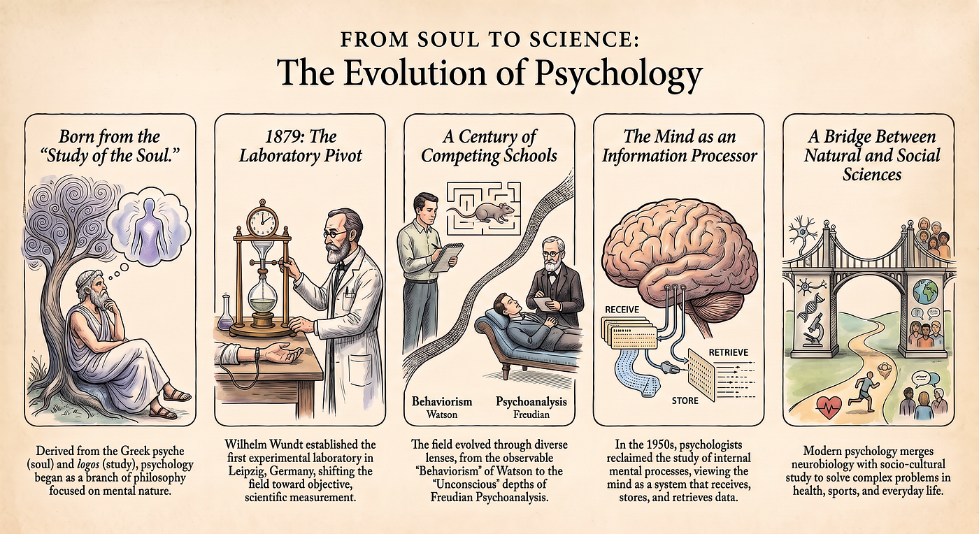 From Soul-Searching to Science: The Evolution of Psychology