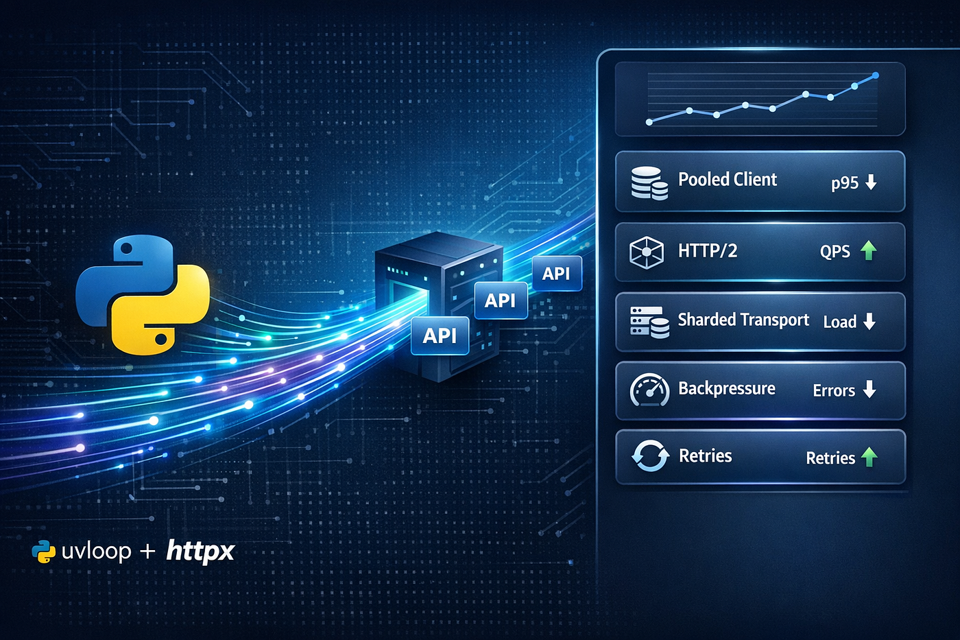 5 uvloop + httpx Clients That Actually Hit High QPS