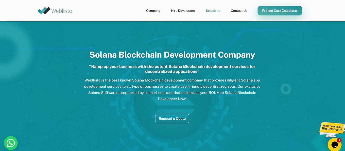 Top 5 Solana Blockchain Development Companies 2023–24 | by John Scott |  Medium