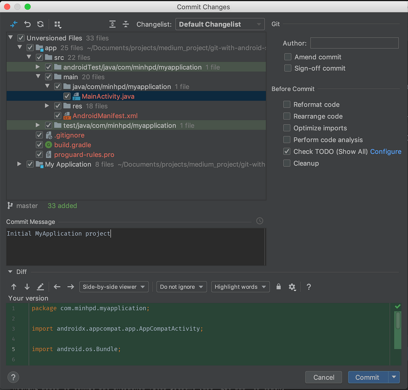 How to Use Git in Android Studio. Master your tool, master your craft | by  Minh Pham | Better Programming