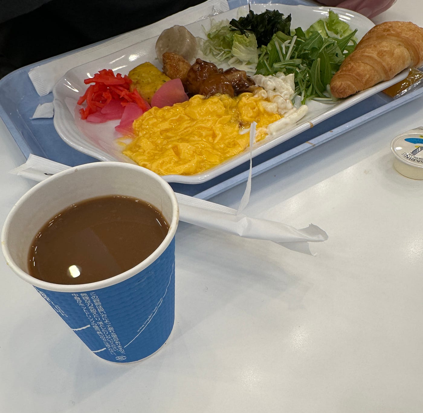 A sample breakfast at Toyoko Inn in Odawara