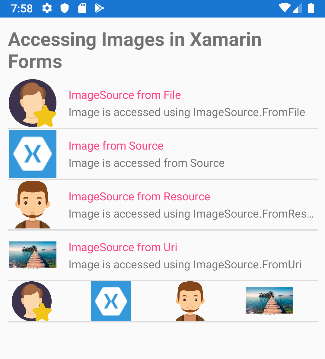 Caius Pastor marcator xamarin forms imagesource Expunere ridicată