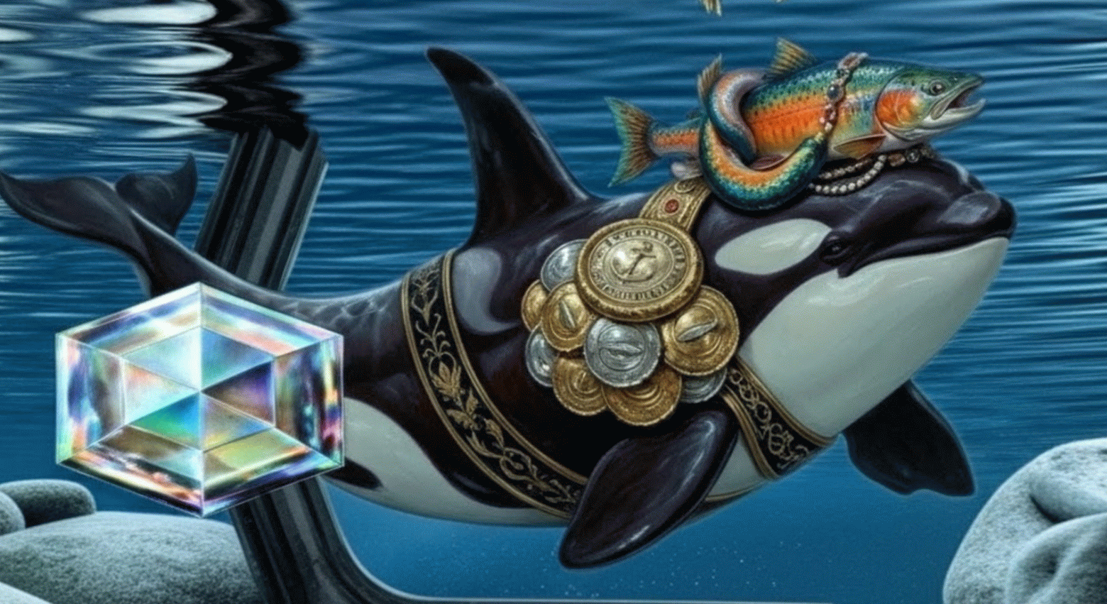 Solomonish the Salmon does not see the world in straight lines or rigid boxes.