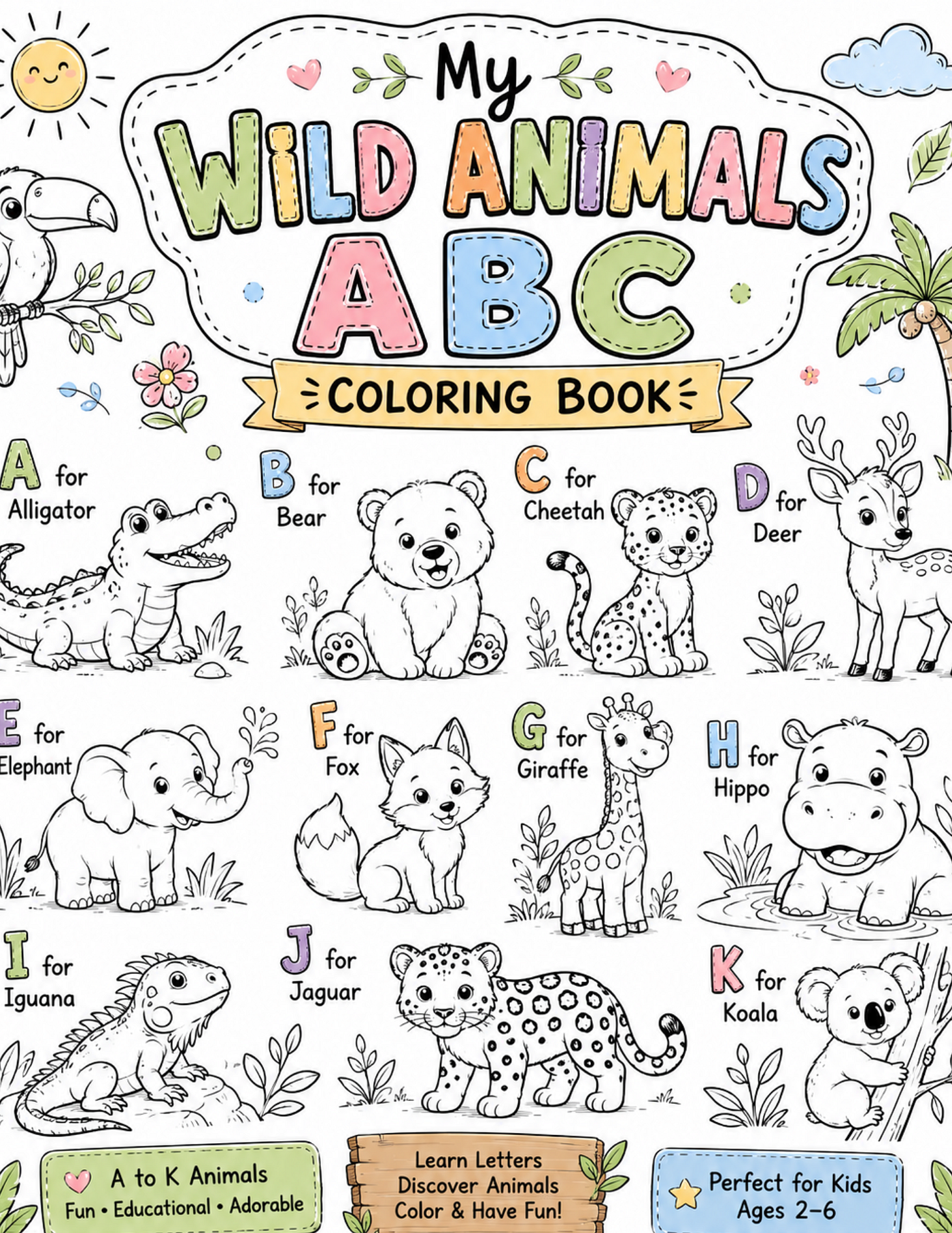 Why Wild Animal Coloring Books Are Perfect for Young Kids.