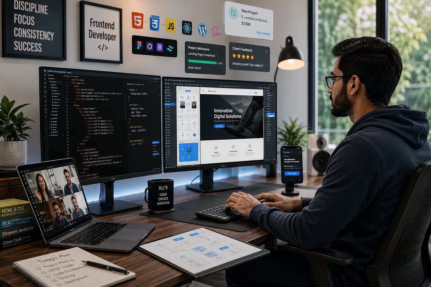 Freelancing as a Front-End Developer: A Complete Guide to Building a Successful Career