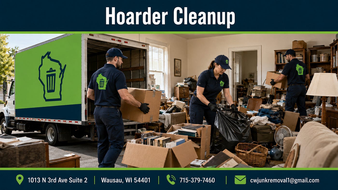 #1 Hoarder Cleanup in Wausau | Respectful Clutter Removal
