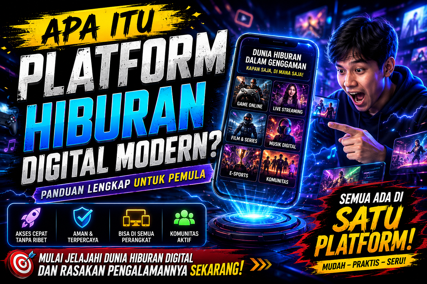 Apa Itu Platform Hiburan Digital Modern? (Panduan Lengkap untuk Pemula)