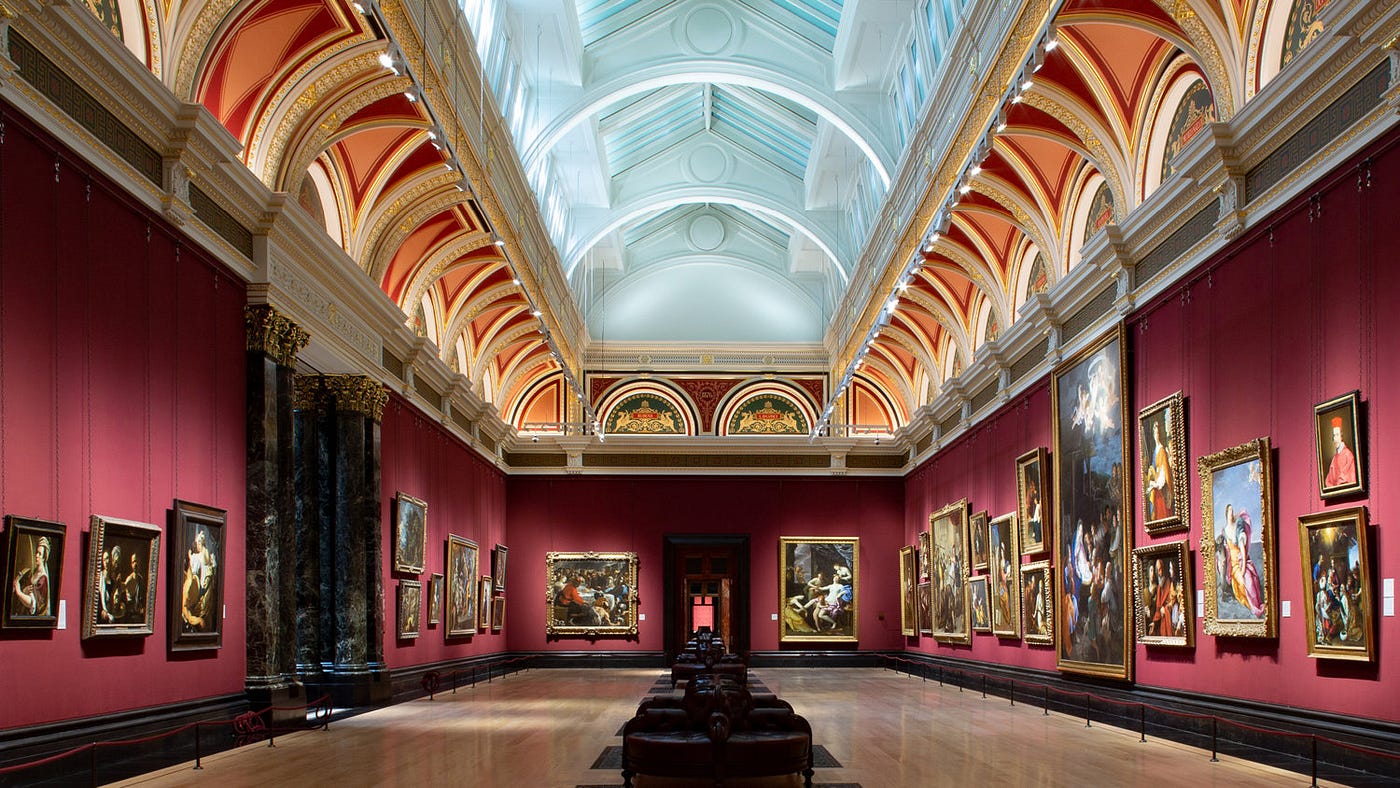 The National Gallery, Londin: CC BY-SA 4.0