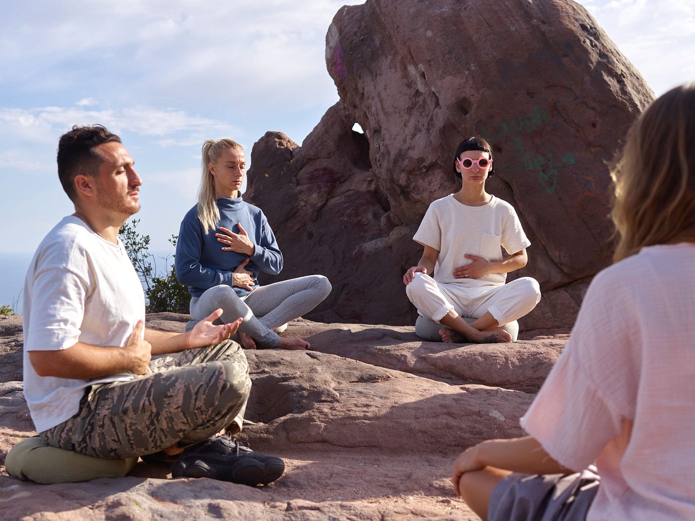 Positive affirmations and meditation are interlinked