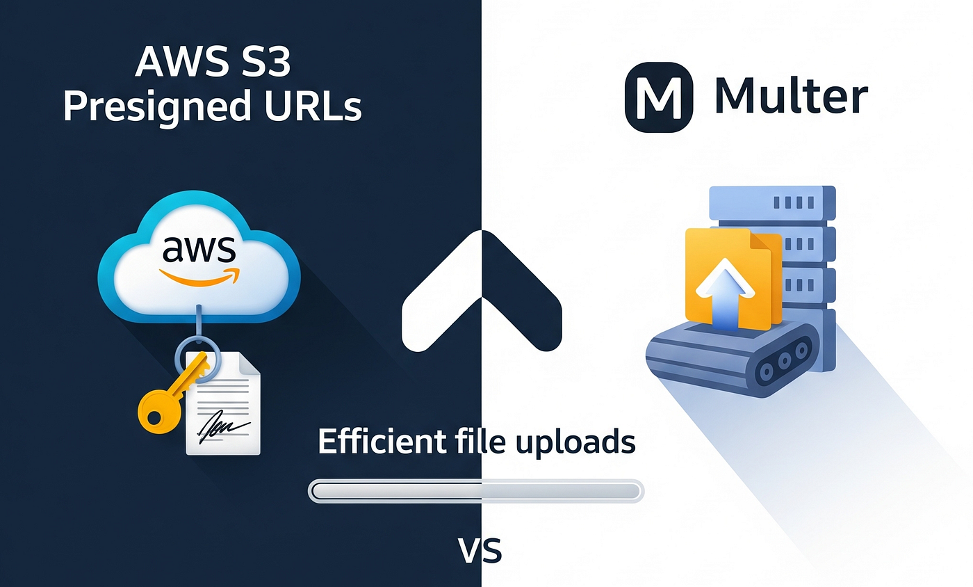 AWS S3 Presigned URLs vs Multer: A Developer’s Guide to Efficient File Uploads