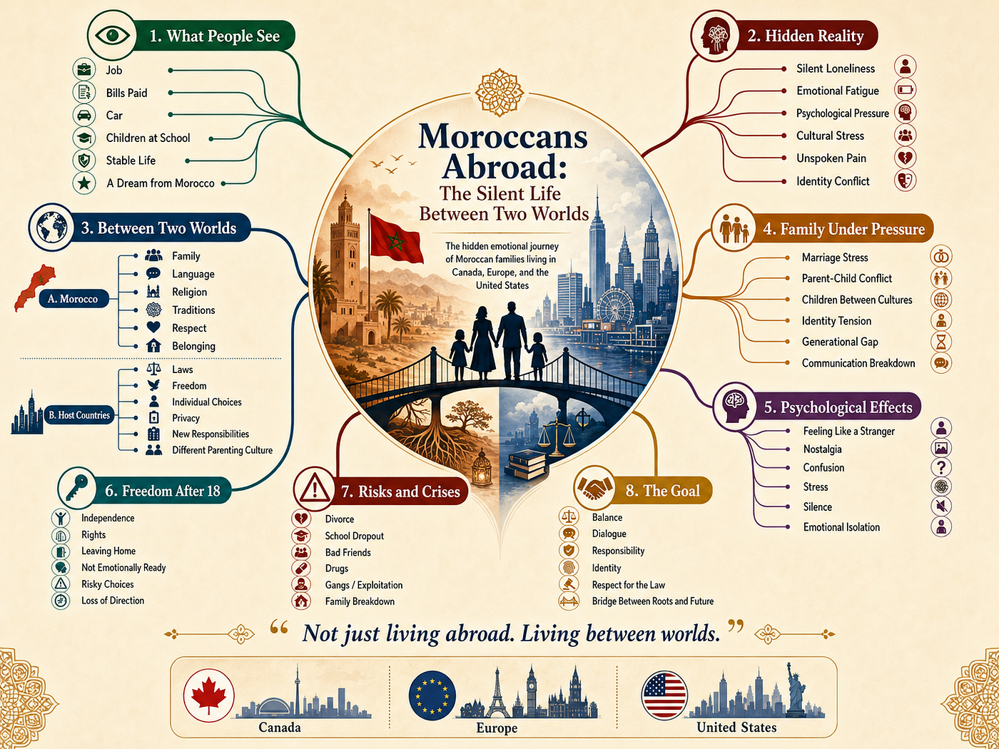 Moroccans Abroad: The Silent Life Between Two Worlds