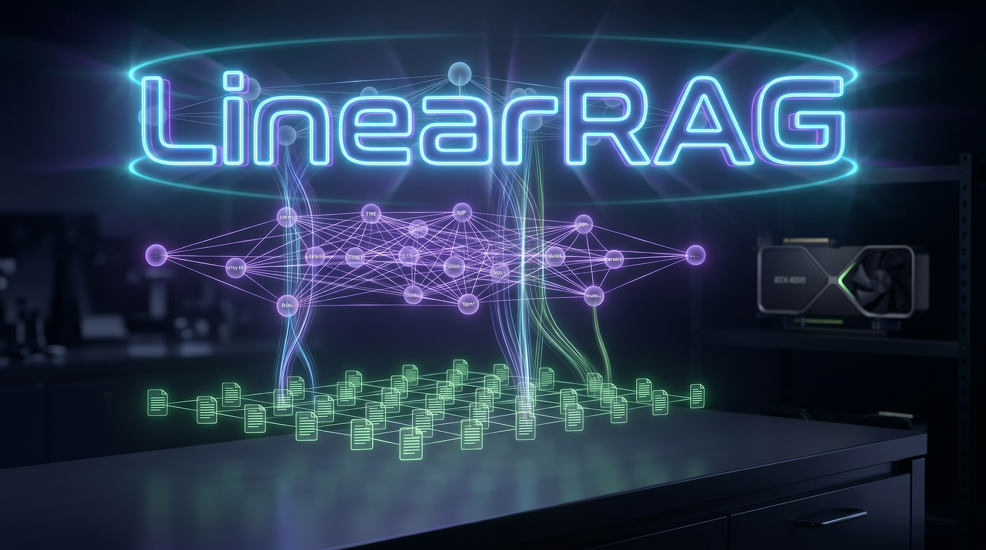 LinearRAG on a single RTX 4090: relation-free GraphRAG, hands-on