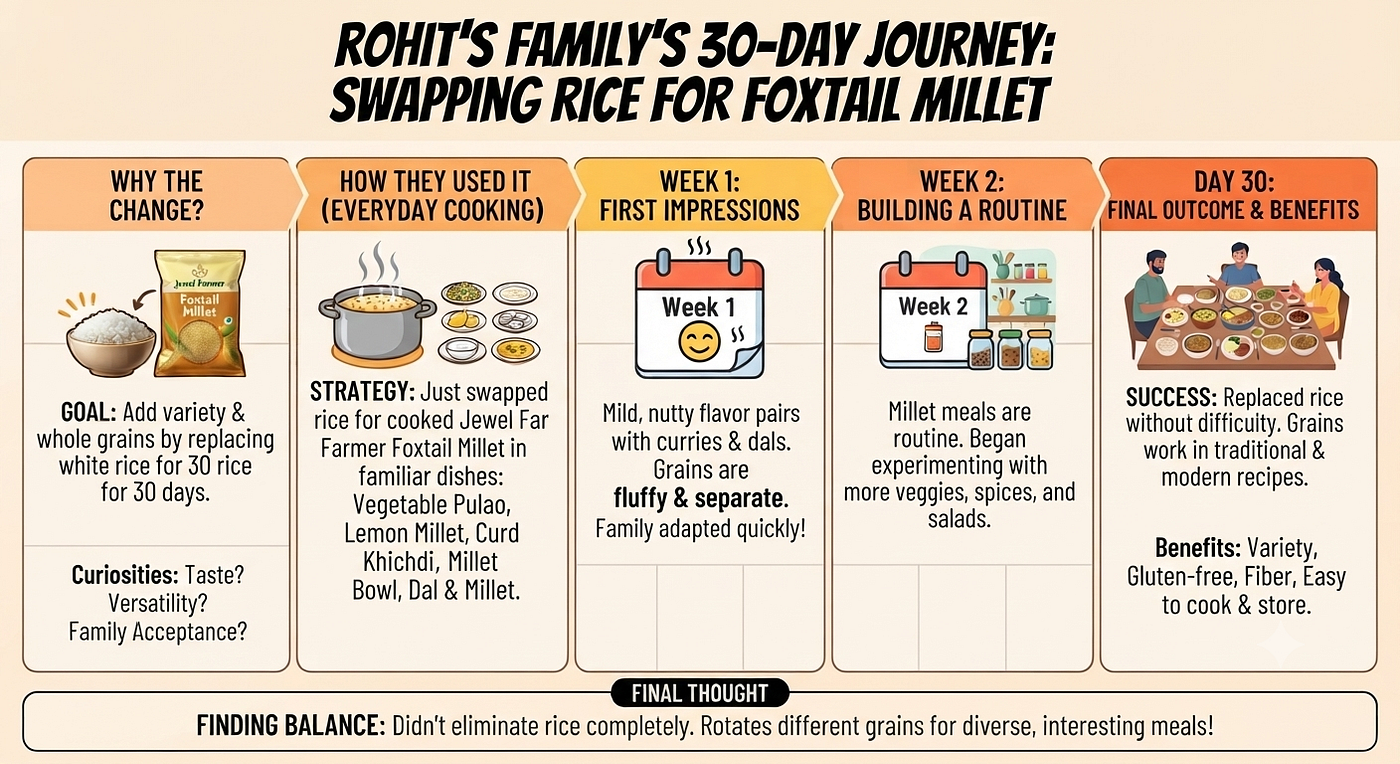 Case Study: What Happened After One Family Replaced White Rice with Foxtail Millet for 30 Days?