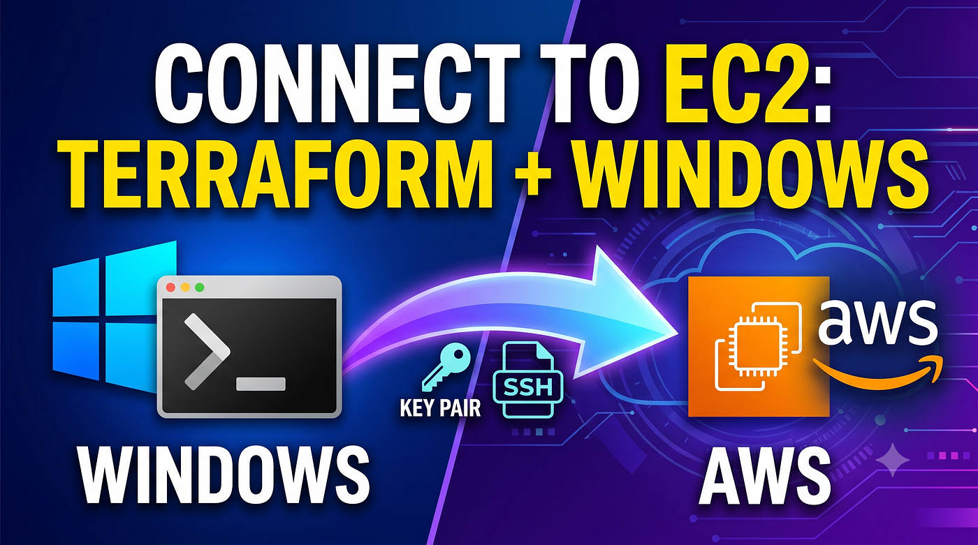 Connecting Windows to AWS EC2: A Complete Terraform and SSH Guide