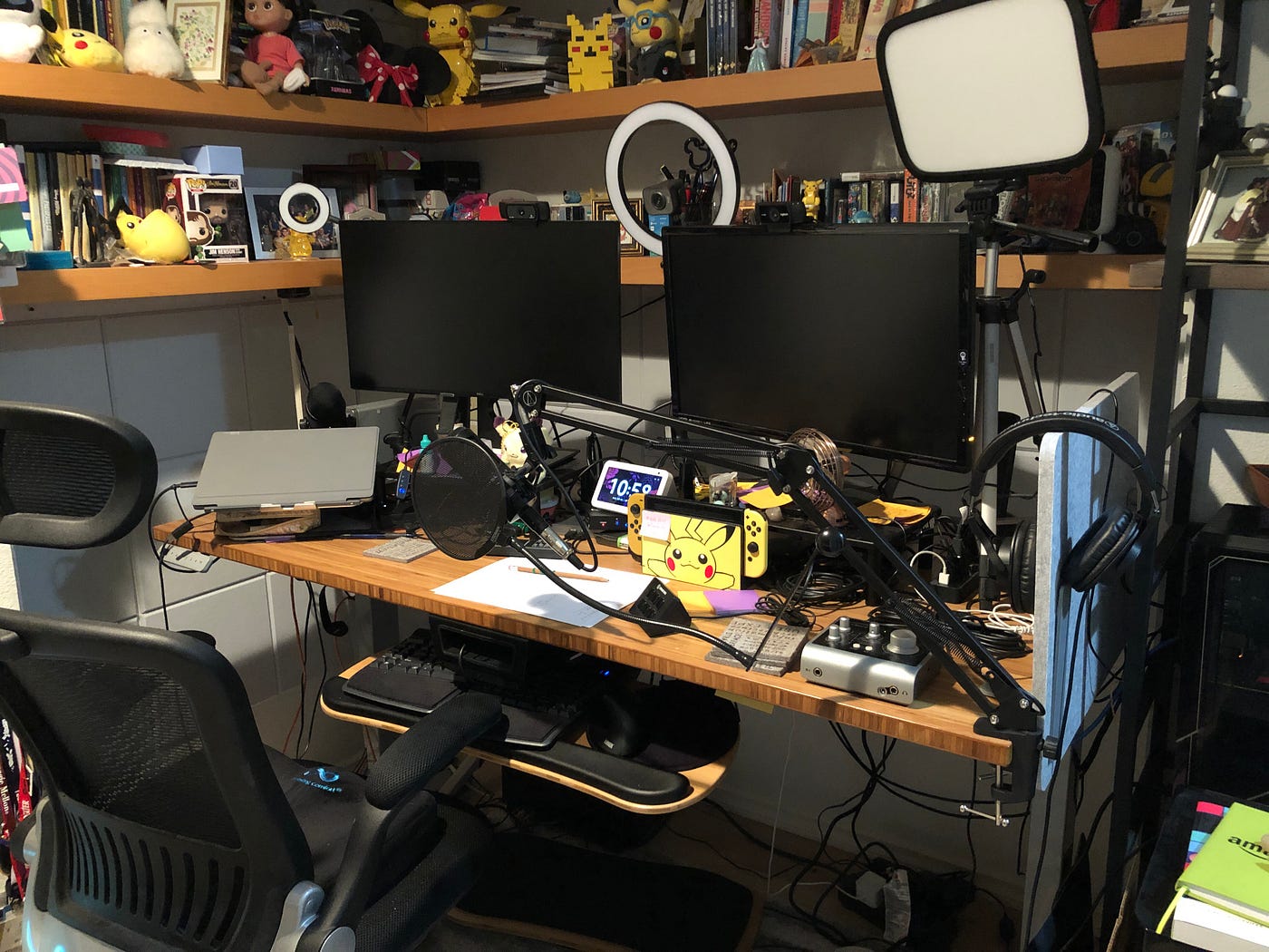 Work/Gaming setup. Looking for a good streaming mic and camera