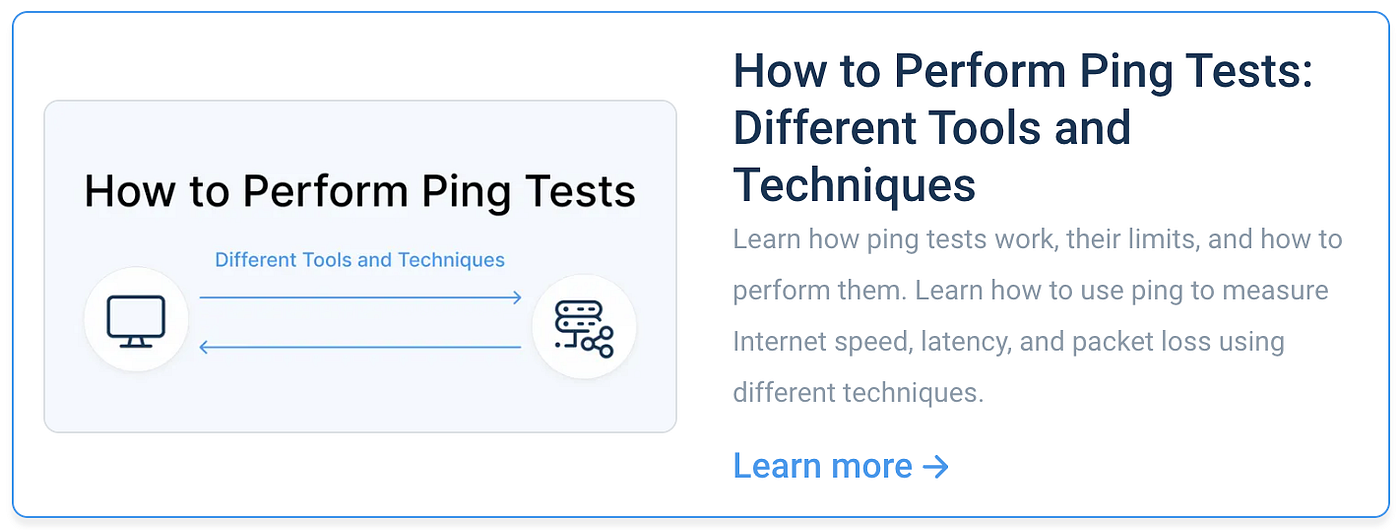 Traceroute vs. Ping: When to Use Each — Obkio