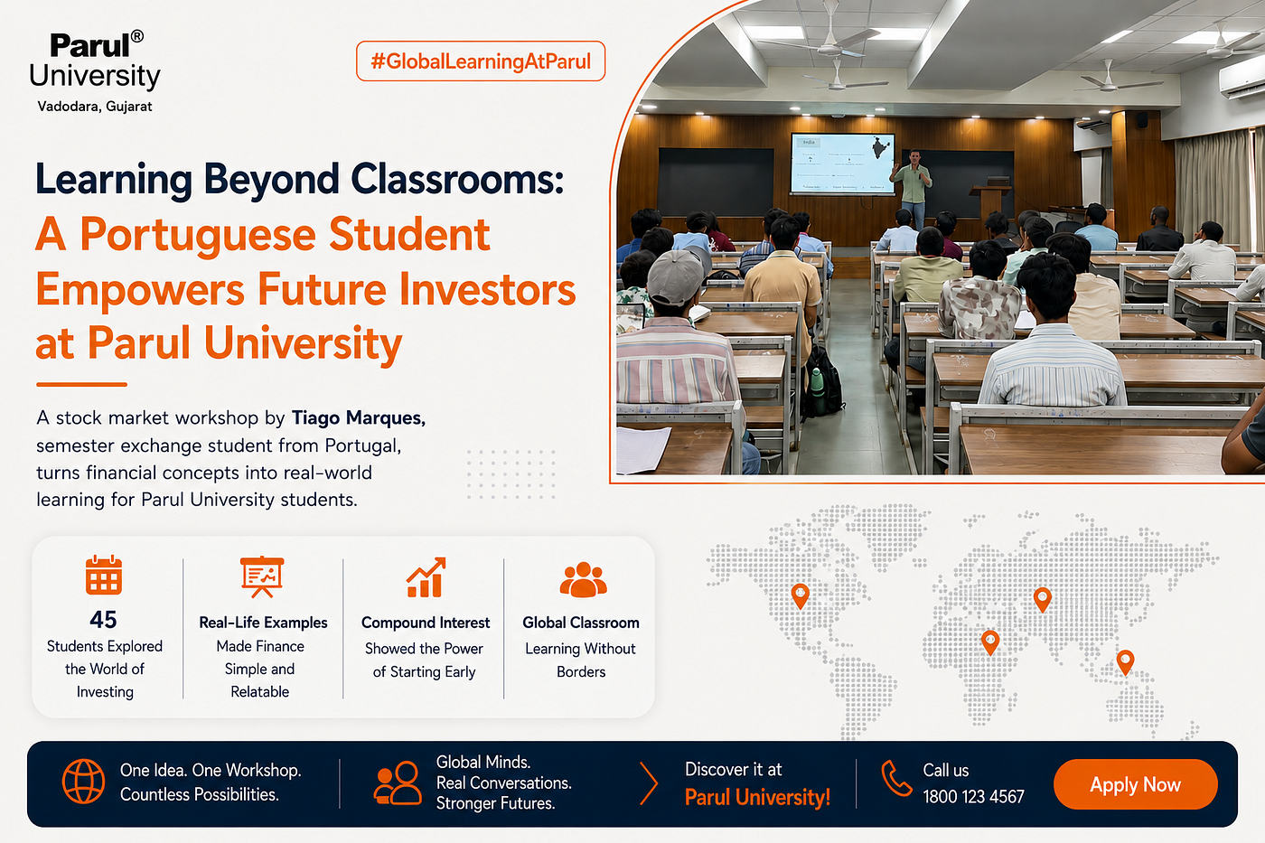 Most investment workshops are led by finance professors, market analysts, or industry professionals.