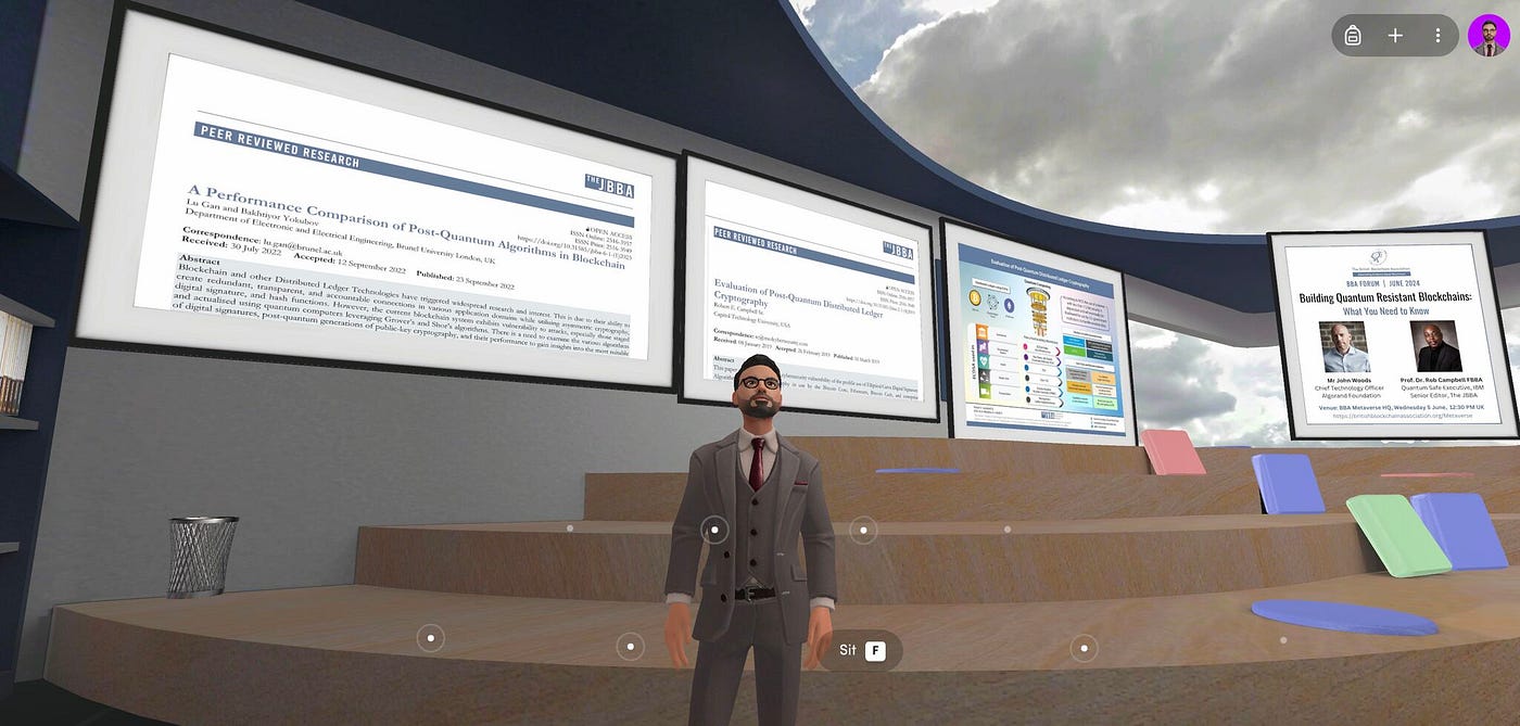 It&rsquo;s Post-Quantum Blockchain Day Today in the BBA Metaverse HQ 