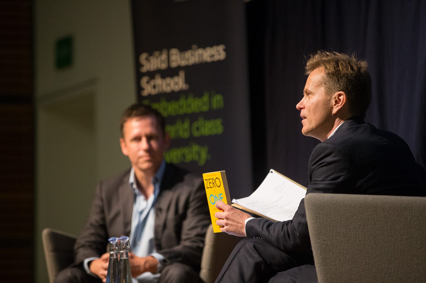 Teppo Felin in Conversation with Peter Thiel at Saïd Business School | by  Saïd Business School | Medium