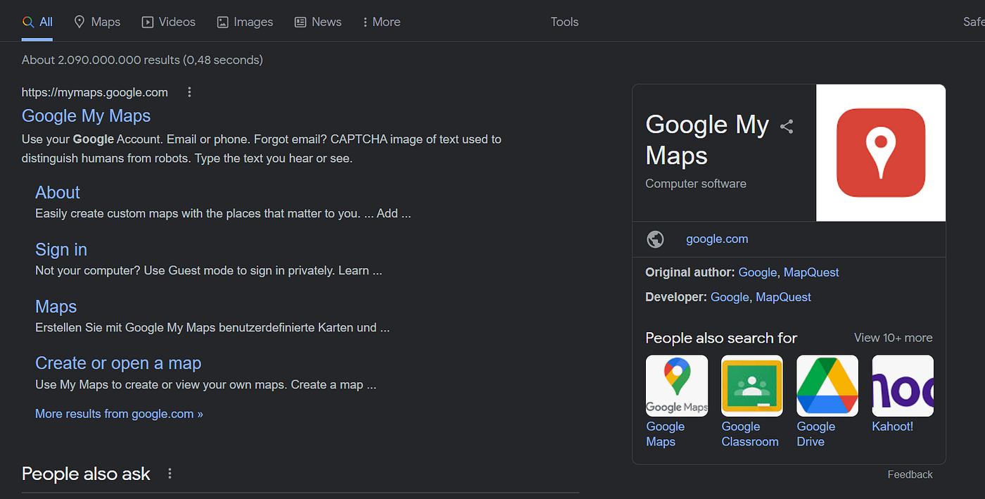 PLAN YOUR TRIPS WITH GOOGLE MY MAPS
