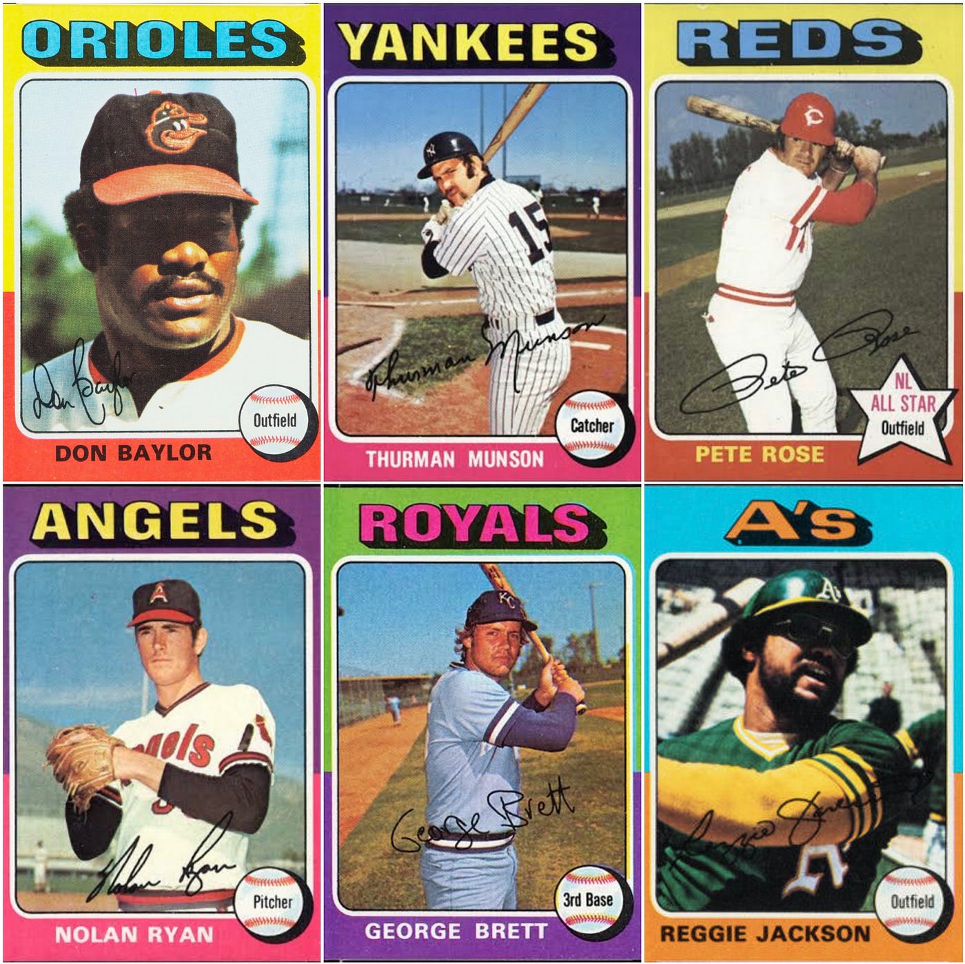 This Is My Kind Of Art. The 1975 Topps baseball card, by Will Hull, Counter Arts