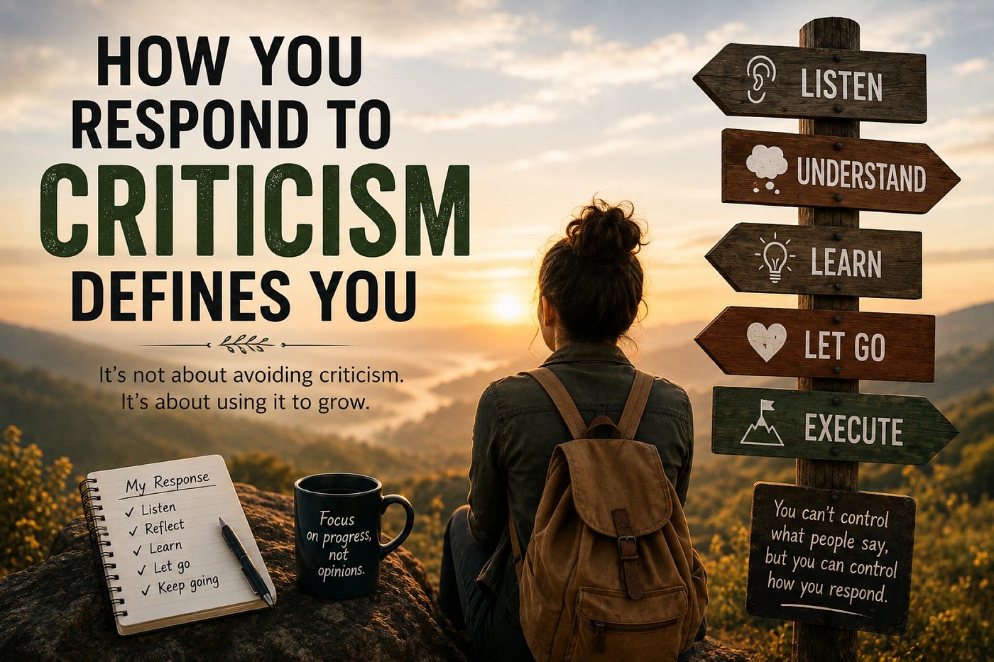 How You Respond to Criticism Defines You