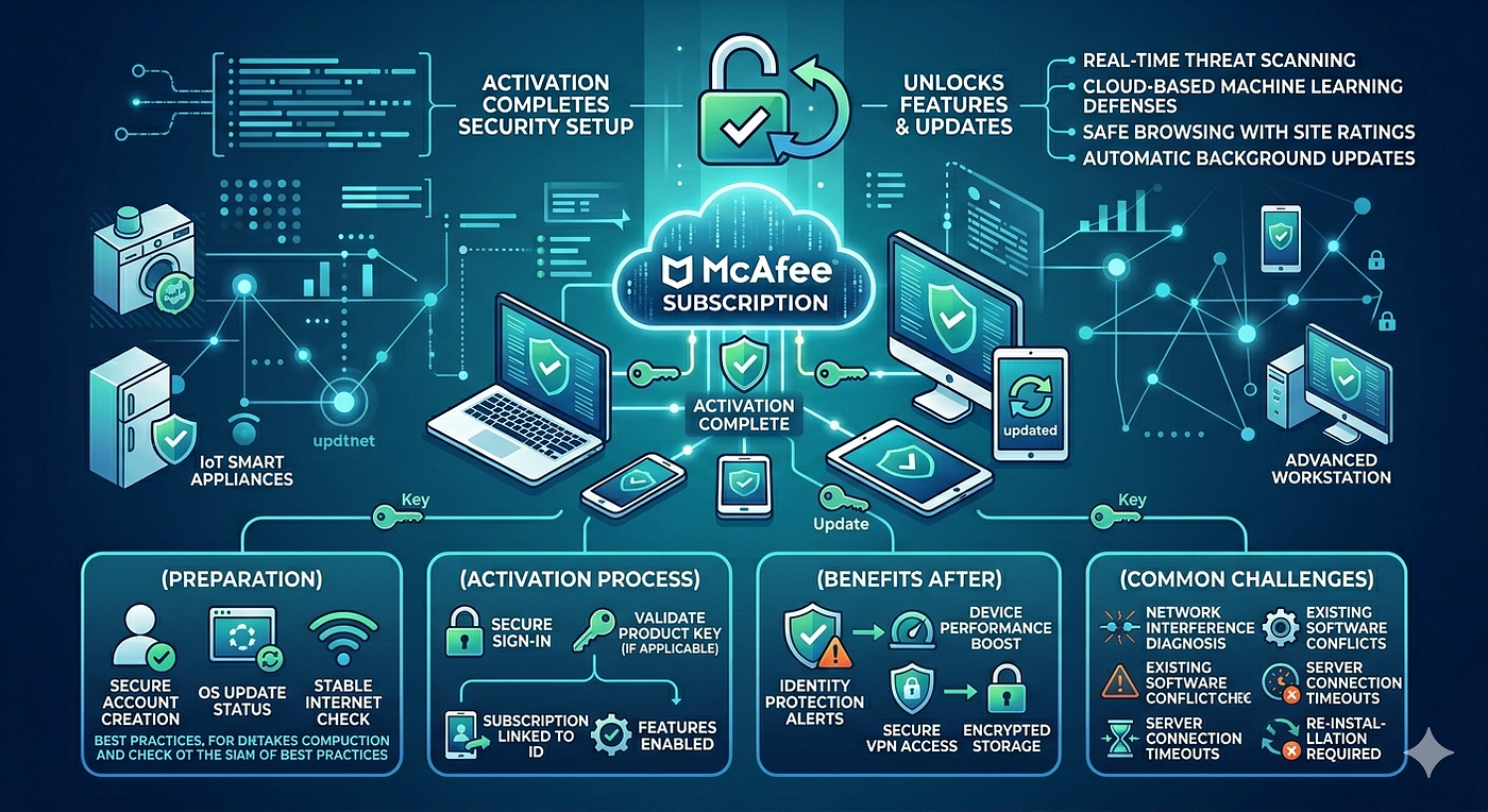 How do I activate my McAfee?