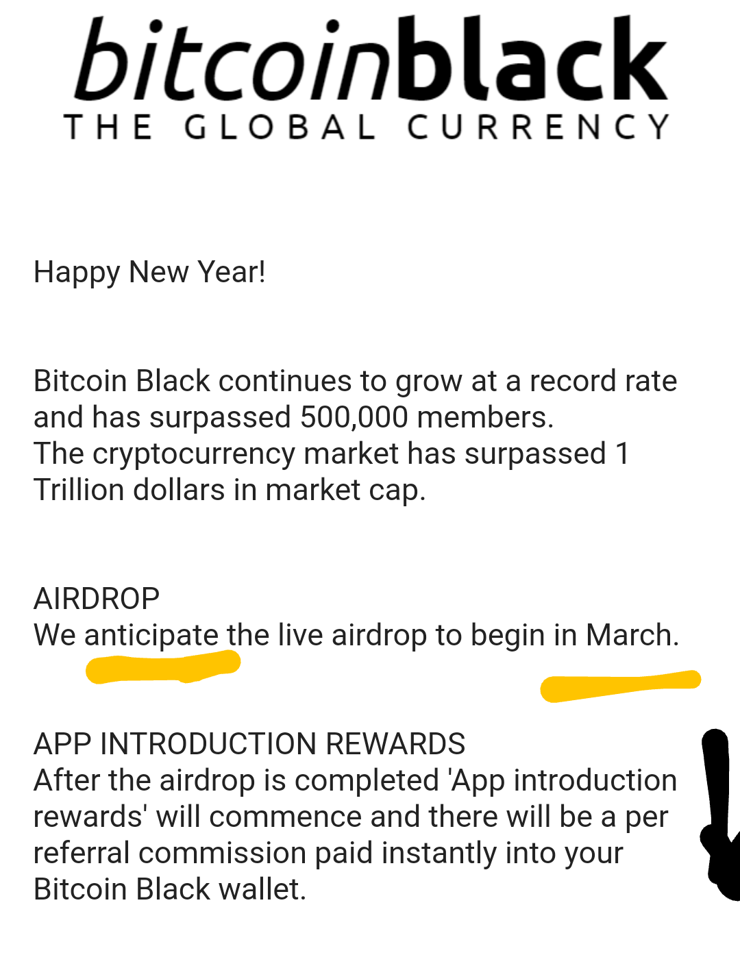 1 Million Airdrop Subscribers: What Next for Bitcoin Black? | by jsbiko |  Medium