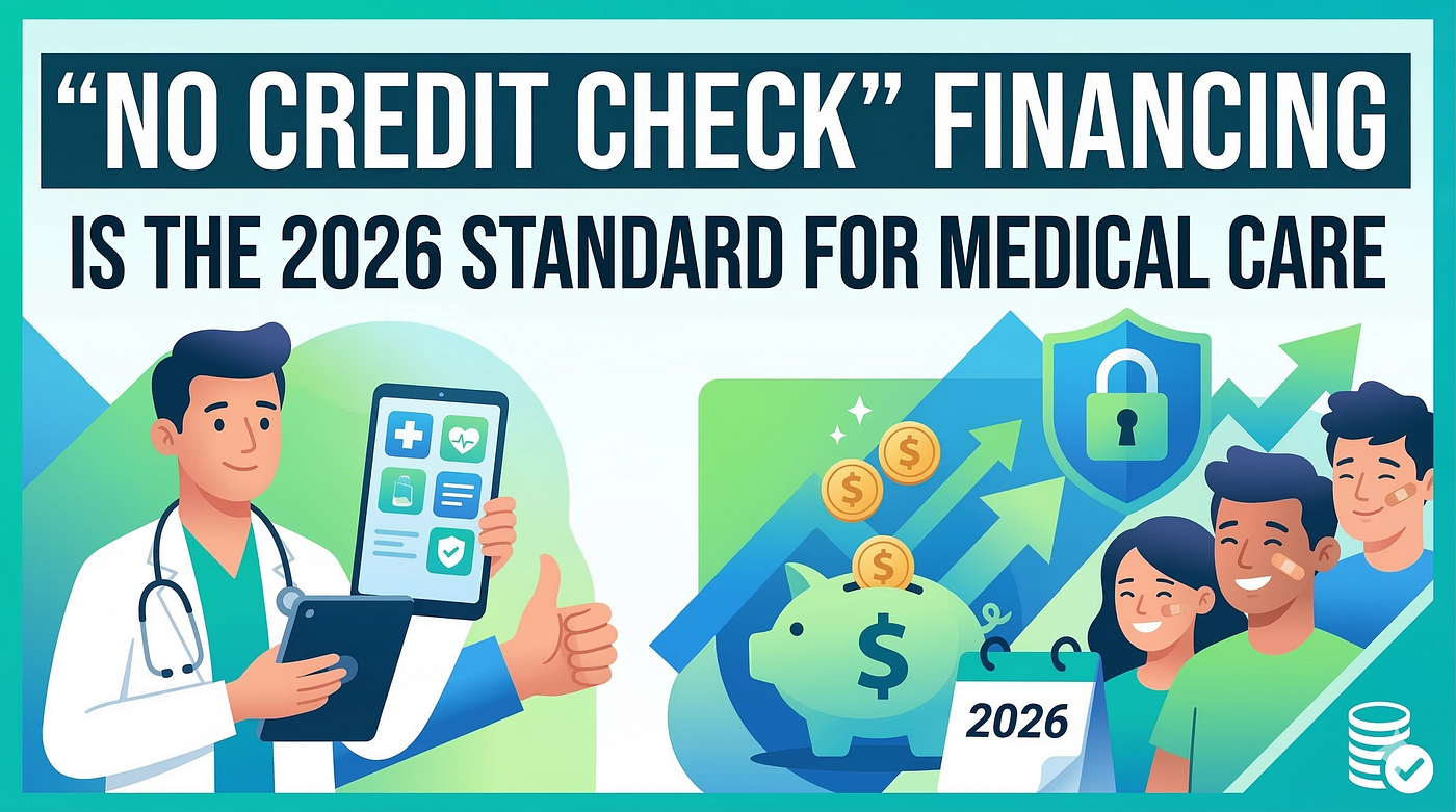 Why “No Credit Check” Financing is the 2026 Standard for Medical Care