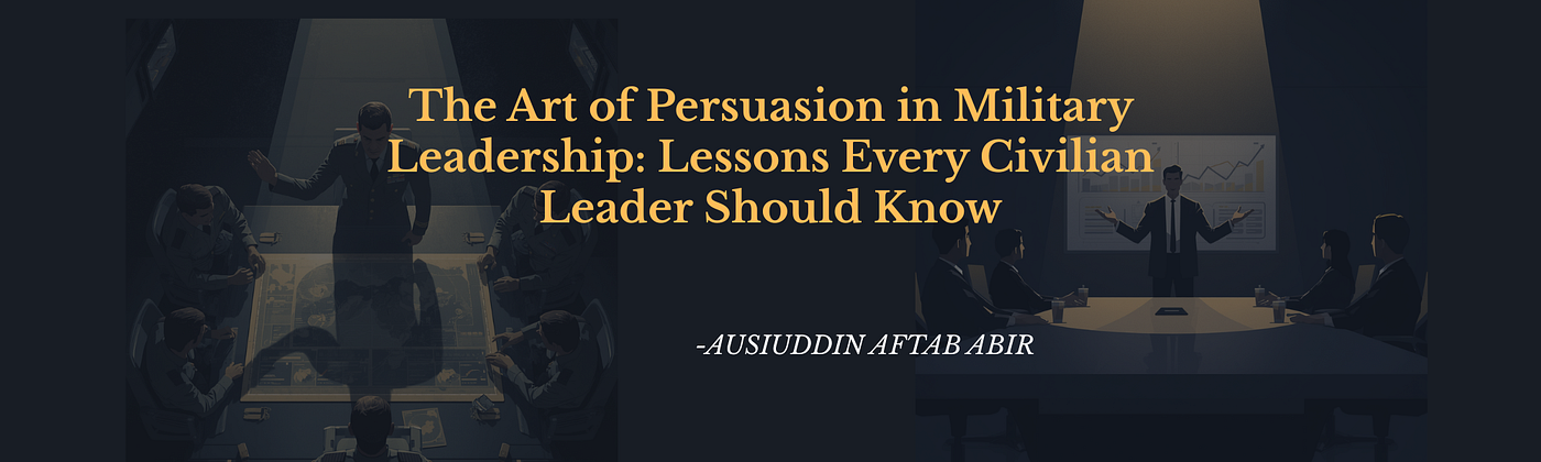 The Art of Persuasion in Military Leadership: Lessons Every Civilian Leader Should Know